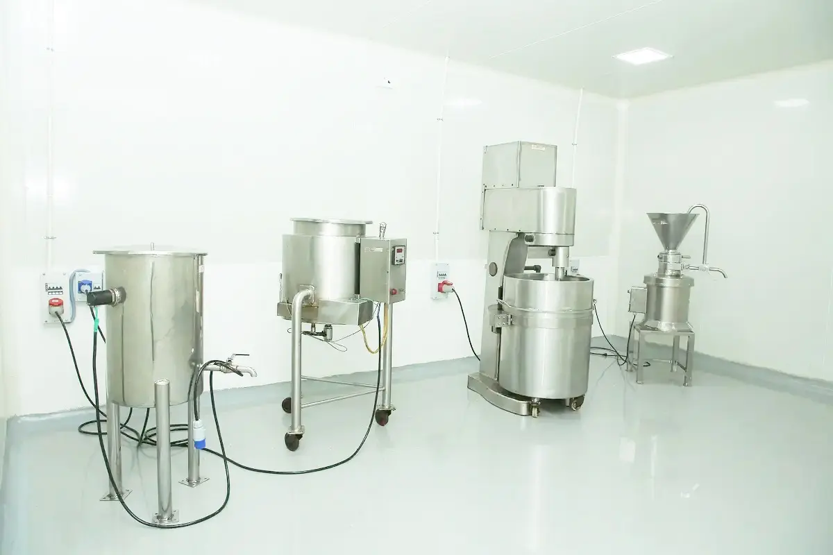 Capsule filling machine in GMP manufacturing facility