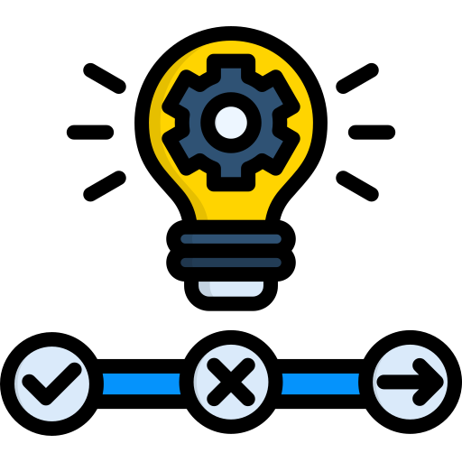 Innovation Pipeline Icon - Product Development Process